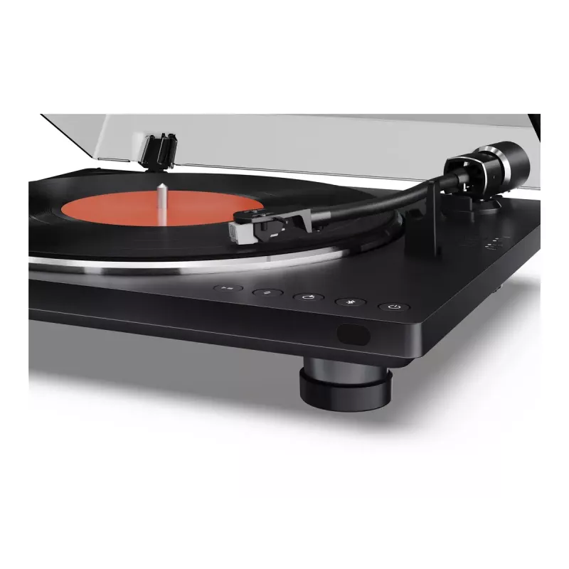 Tocadiscos Sharp RP-TT100 negro accionamiento directo con salida USB para grabación digital