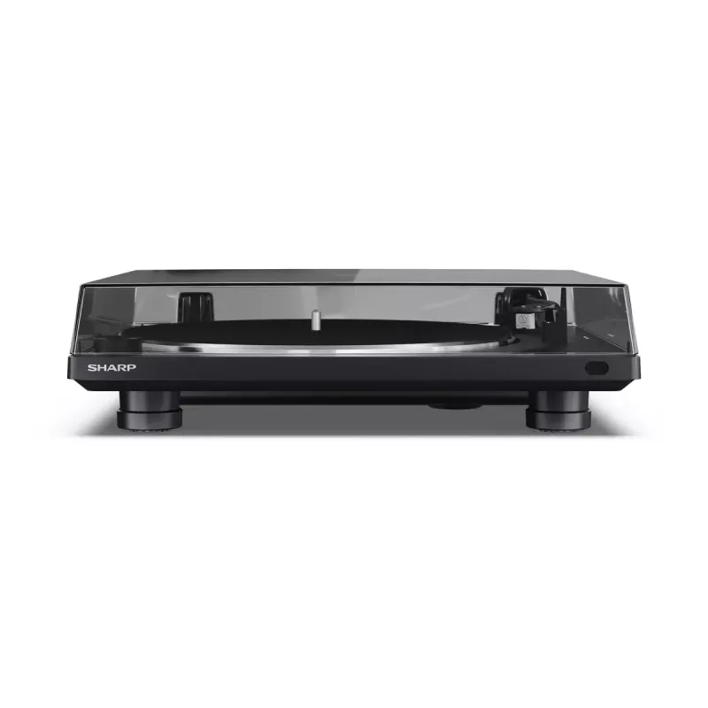 Tocadiscos Sharp RP-TT100 negro accionamiento directo con salida USB para grabación digital