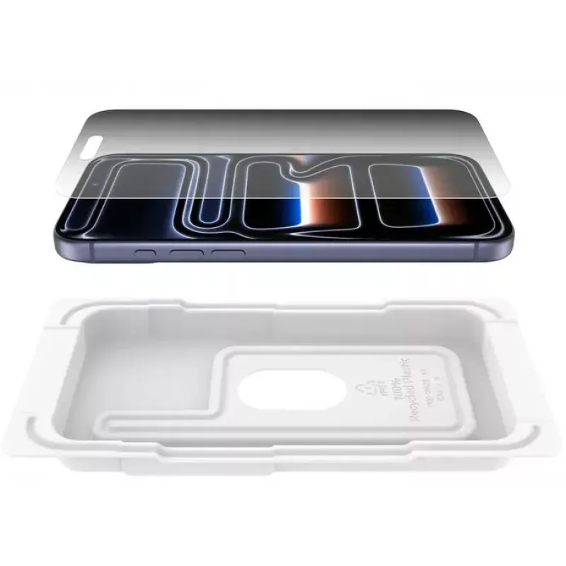 Protector de pantalla Belkin ScreenForce InvisiGlass para iPhone 17 Pro Max Antibacteriano Protección contra caídas