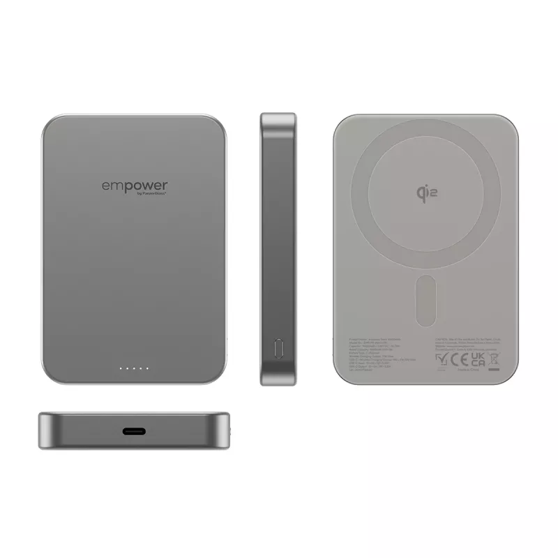 Batería externa PanzerGlass empower by empower Bank 10000mAh Titanium