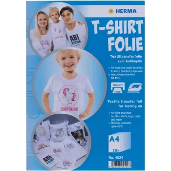 Transfer para ropa HERMA 4524 Transfer térmico Unisex 10 uds.