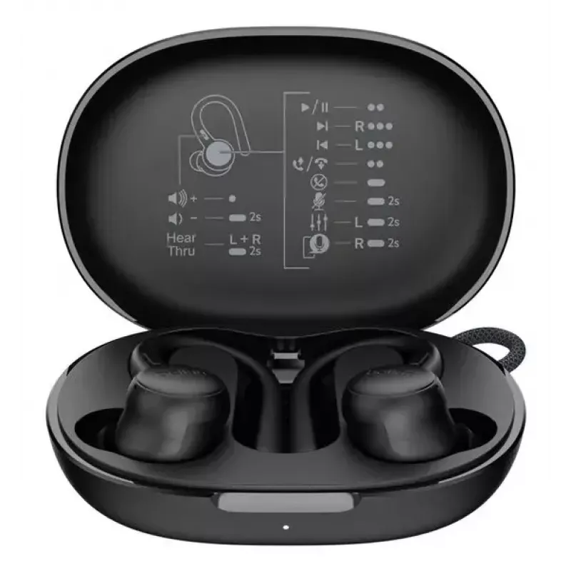 Auriculares Belkin SoundForm ActiveFit Con cable Inalámbricos Bluetooth Negro