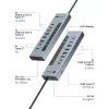 ICY BOX Hub USB Type-C 11 en 1 con lector de tarjetas y PD