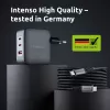 Fuente de alimentación Intenso W100ACC+C520C 100W cargador rápido GaN negro