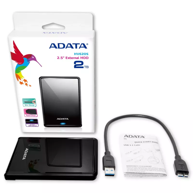 Disco duro externo ADATA HV620S 4 TB 2,5