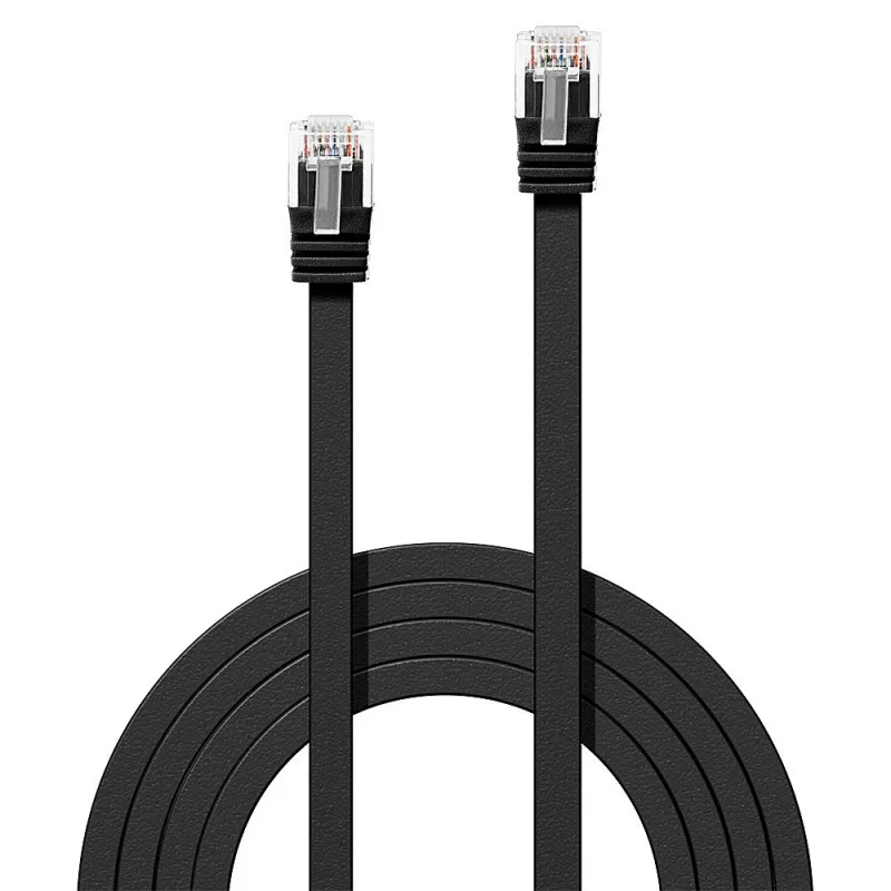 Cable de red Lindy 47521 Negro 1 m Cat6 U/UTP (UTP)