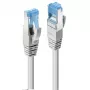 Cable de red Lindy 1m Cat.6A S/FTP LSZH, gris