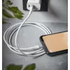 Intenso A315C 7901102 cable de USB-A a USB-C, USB 2.0, 3 A, PD hasta 60 W, nailon, 1,5 m, blanco