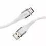 Intenso A315C 7901102 cable de USB-A a USB-C, USB 2.0, 3 A, PD hasta 60 W, nailon, 1,5 m, blanco