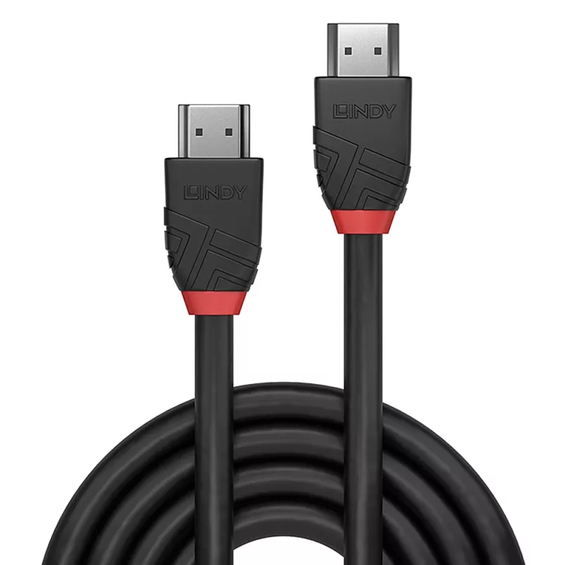 Cable HDMI High Speed Lindy 0,5 m, Black Line