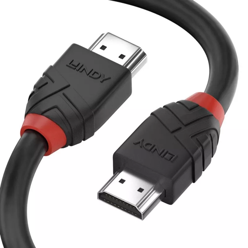 Cable HDMI High Speed Lindy 0,5 m, Black Line