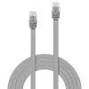 Cable de red plano Lindy 3m Cat.6 U/UTP, gris