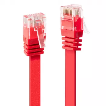 Cable de red Lindy 47514 rojo 5 m Cat6 U/UTP (UTP)