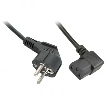 Lindy 30345 cable de alimentación beige 2 m CEE7/7 conector hembra C13