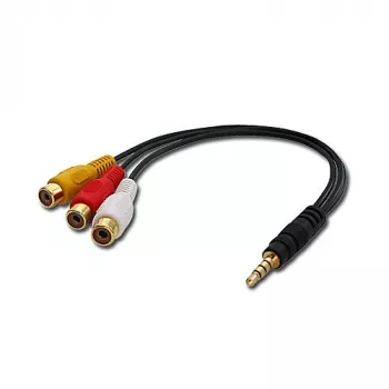 Lindy cable adaptador AV - estéreo y vídeo compuesto
