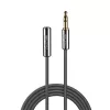 Lindy cable de audio de extensión de 3,5 mm de 1 m, Cromo Line