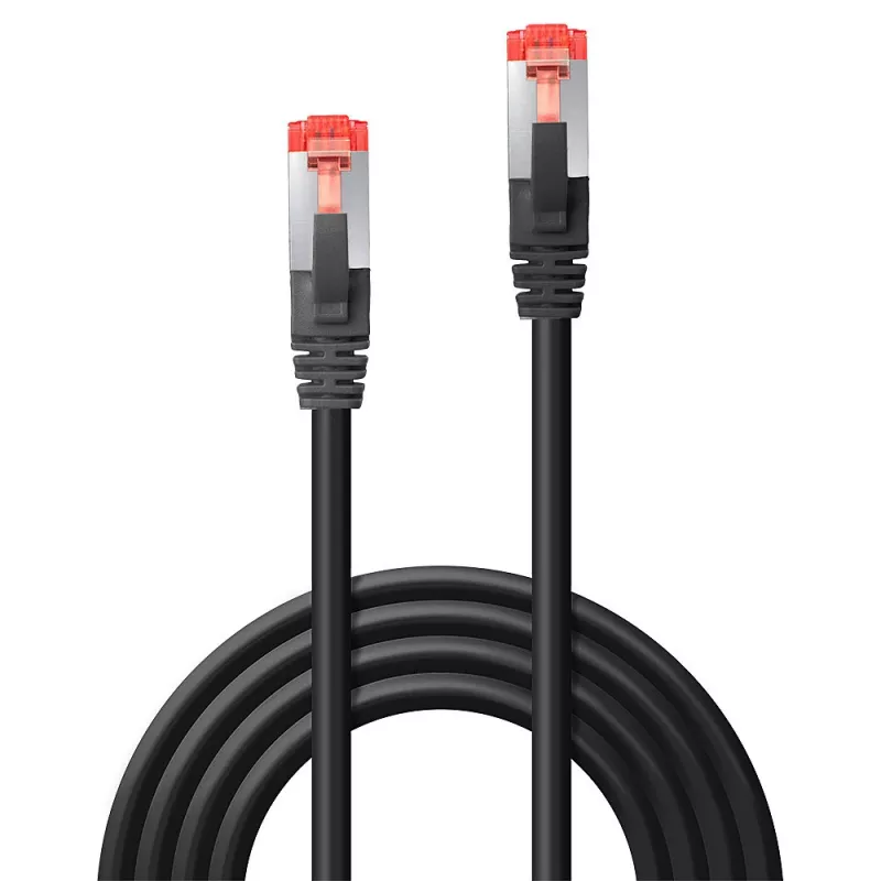Lindy 47781 cable de red negro 5 m Cat6 S/FTP (S-STP)