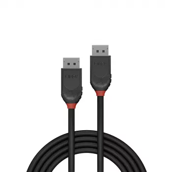 Lindy cable DisplayPort 1.2 de 0,5 m, Black Line