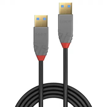 Cable USB Lindy USB 3.2 Type-A de 5 m 5Gbit/s Anthra Line