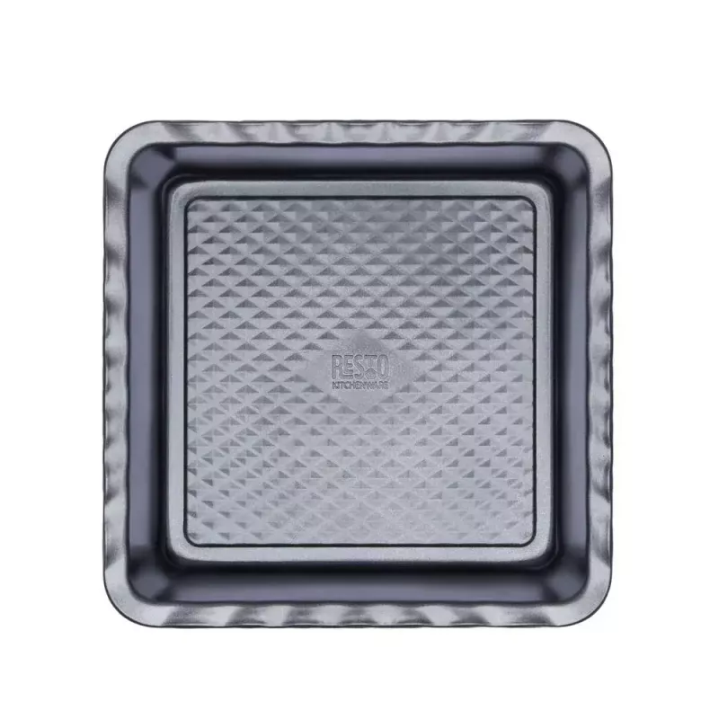 Fuente para lasaña Resto Kitchenware 96115 rectangular acero al carbono 255x255x50 mm