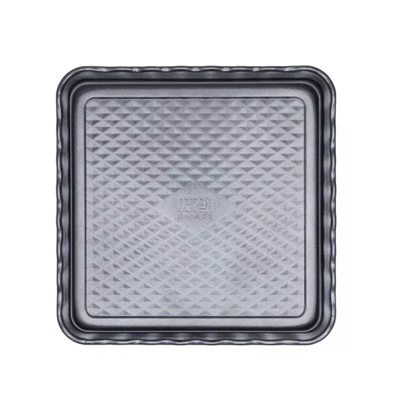 Fuente para lasaña Resto Kitchenware 96115 rectangular acero al carbono 255x255x50 mm