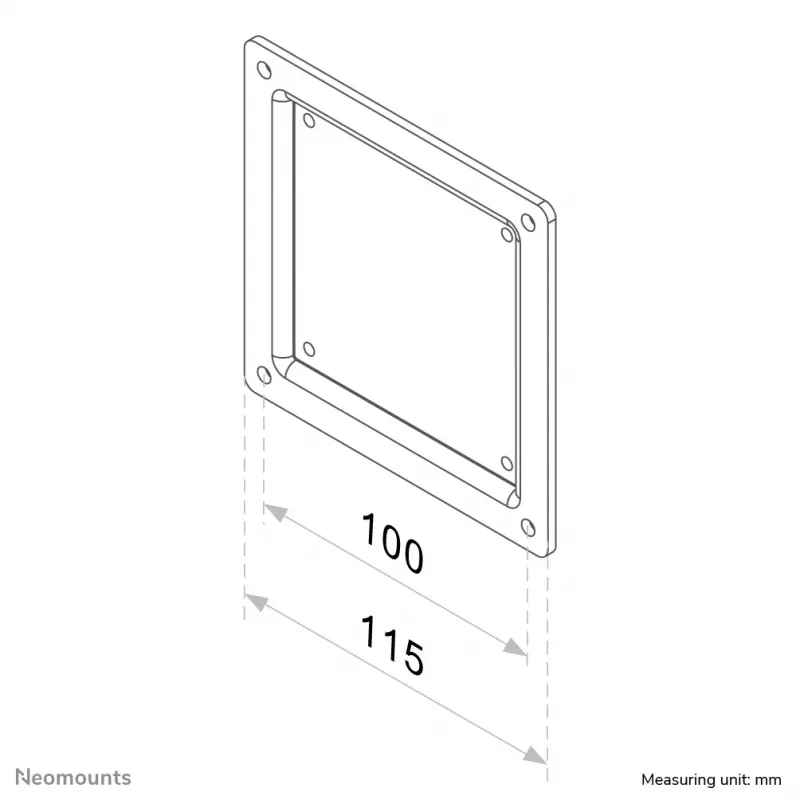 Neomounts FPMA-VESA100 adaptador VESA 10-30 pulgadas