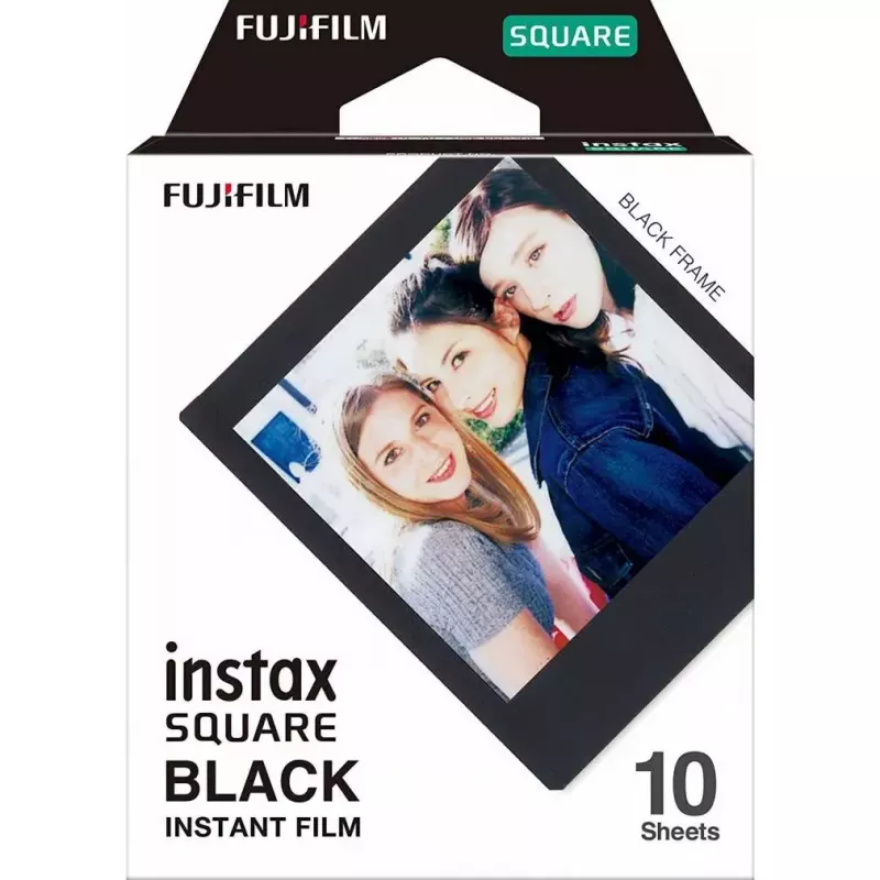 Película instantánea Fujifilm Instax Square negro Frame
