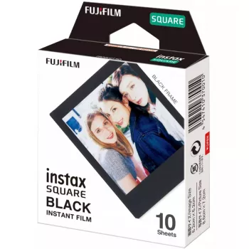 Película instantánea Fujifilm Instax Square negro Frame
