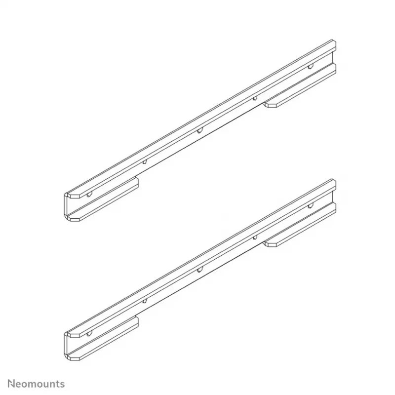 Neomounts FPMA-VESA120 placa adaptadora VESA, 10–32 pulgadas (25,4–81,3 cm), VESA 100x200 / 200x200, máx. 25 kg, acero, plateada