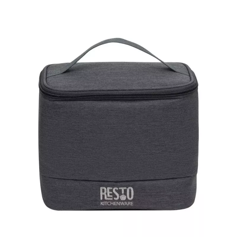 Fiambrera RESTO 5503 — 6 L de capacidad, gris, PEVA y poliéster, compacta 190×150 mm