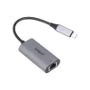 Adaptador USB 3.0 Type-C a RJ45 DAHUA TC31 — 1000 Mbit/s, alimentado por USB, Gris