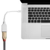 Lindy 0,20 m Cable adaptador Mini DisplayPort a DisplayPort, 0,15 m, Mini DisplayPort, DisplayPort, conector macho, conector hembra, Blanco