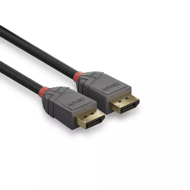 Cable DisplayPort Lindy 2m Cable DisplayPort 1.4 Anthra Line