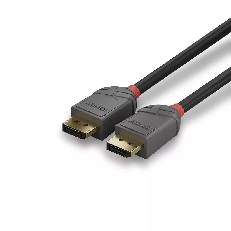 Cable DisplayPort Lindy 2m Cable DisplayPort 1.4 Anthra Line