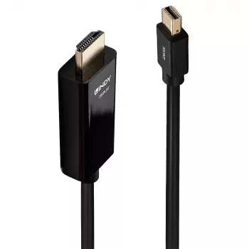 Lindy 1m Cable Mini DisplayPort a HDMI 10,2G