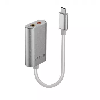 Convertidor de USB Type-C a audio Lindy 42711