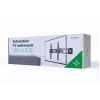 Soporte de pared para TV Gembird WM-55ST-03 para pantallas de 32–55 inch, VESA hasta 400x400, inclinable -18°/5°, orientable ±90°, carga máx. 35 kg, negro