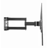 Soporte de pared para TV Gembird WM-55ST-03 para pantallas de 32–55 inch, VESA hasta 400x400, inclinable -18°/5°, orientable ±90°, carga máx. 35 kg, negro