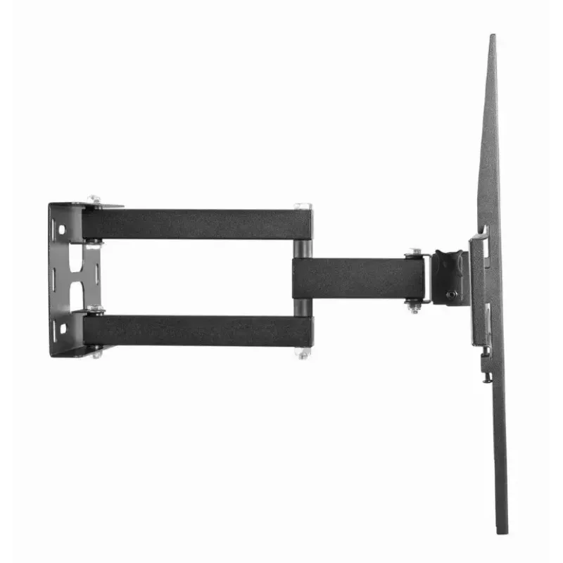 Soporte de pared para TV Gembird WM-55ST-03 para pantallas de 32–55 inch, VESA hasta 400x400, inclinable -18°/5°, orientable ±90°, carga máx. 35 kg, negro