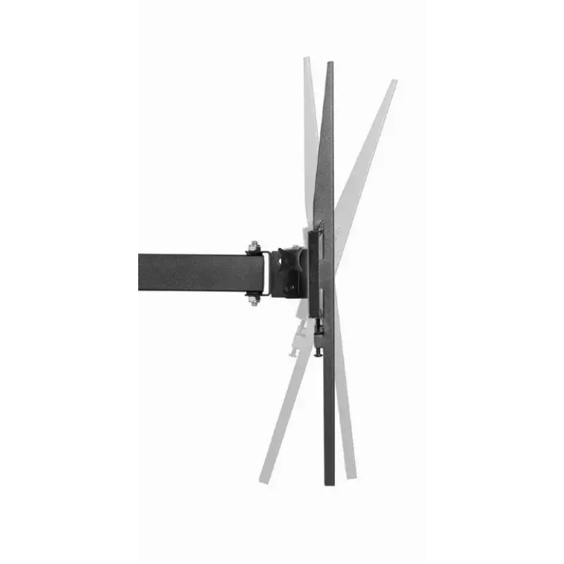 Soporte de pared para TV Gembird WM-55ST-03 para pantallas de 32–55 inch, VESA hasta 400x400, inclinable -18°/5°, orientable ±90°, carga máx. 35 kg, negro