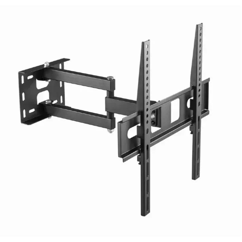 Soporte de pared para TV Gembird WM-55ST-03 para pantallas de 32–55 inch, VESA hasta 400x400, inclinable -18°/5°, orientable ±90°, carga máx. 35 kg, negro