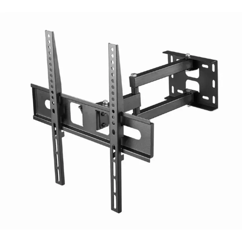 Soporte de pared para TV Gembird WM-55ST-03 para pantallas de 32–55 inch, VESA hasta 400x400, inclinable -18°/5°, orientable ±90°, carga máx. 35 kg, negro
