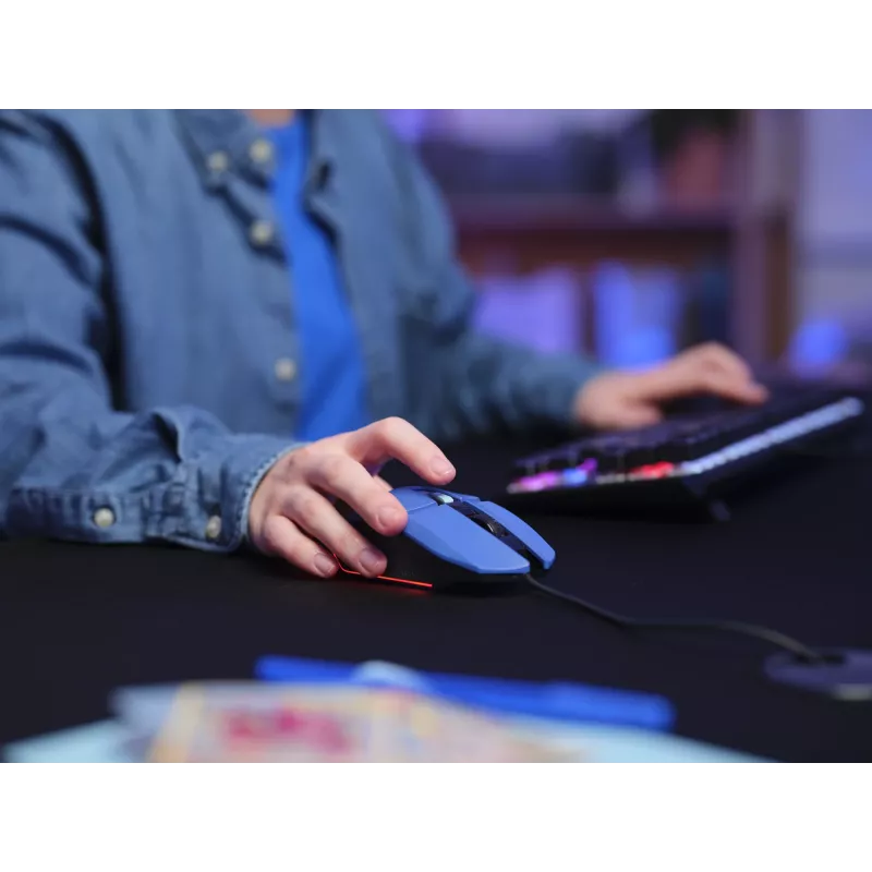 Ratón gaming Trust GXT109B FELOX ambidiestro USB Type-A 6400 DPI