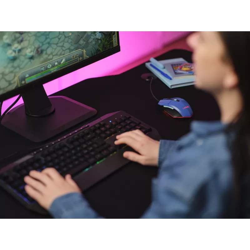 Ratón gaming Trust GXT109B FELOX ambidiestro USB Type-A 6400 DPI