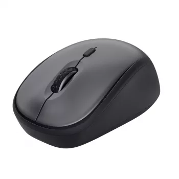 Ratón inalámbrico Trust Yvi+ Silent, diestro, óptico, RF Wireless, 1600 DPI, negro