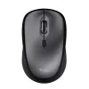 Ratón inalámbrico Trust Yvi+ Silent, diestro, óptico, RF Wireless, 1600 DPI, negro