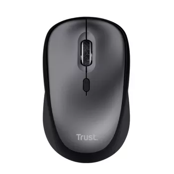 Ratón inalámbrico Trust Yvi+ Silent, diestro, óptico, RF Wireless, 1600 DPI, negro