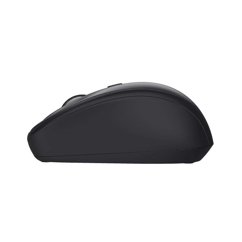 Ratón inalámbrico Trust Yvi+ Silent, diestro, óptico, RF Wireless, 1600 DPI, negro