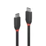 Cable Lindy USB 3.2 tipo C a C de 1 m, 20 Gbit/s, Black Line