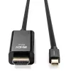 Cable Lindy 3m Mini DisplayPort a HDMI 10.2G